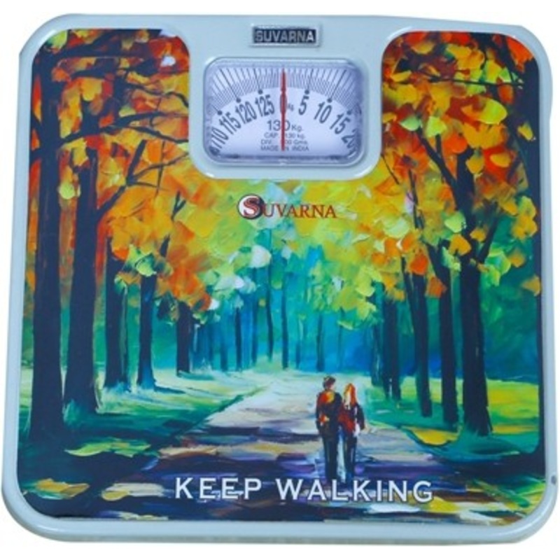 SUVARNA Square Analog Weighing Scale  (Multicolor, 130Kg capacity)