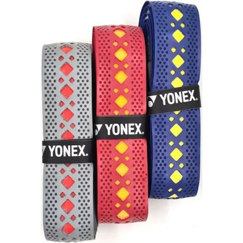 YONEX AC 7405 E2T Diamond Badminton Grip (Pack of 1 Multicolour)