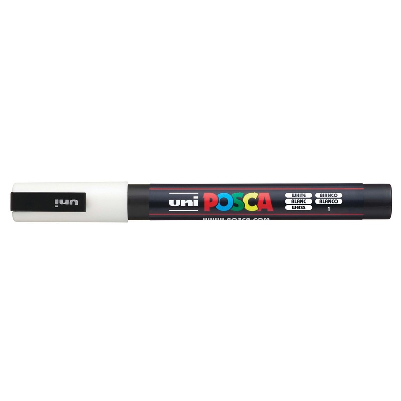 Posca Fine Pens Pk6 White
