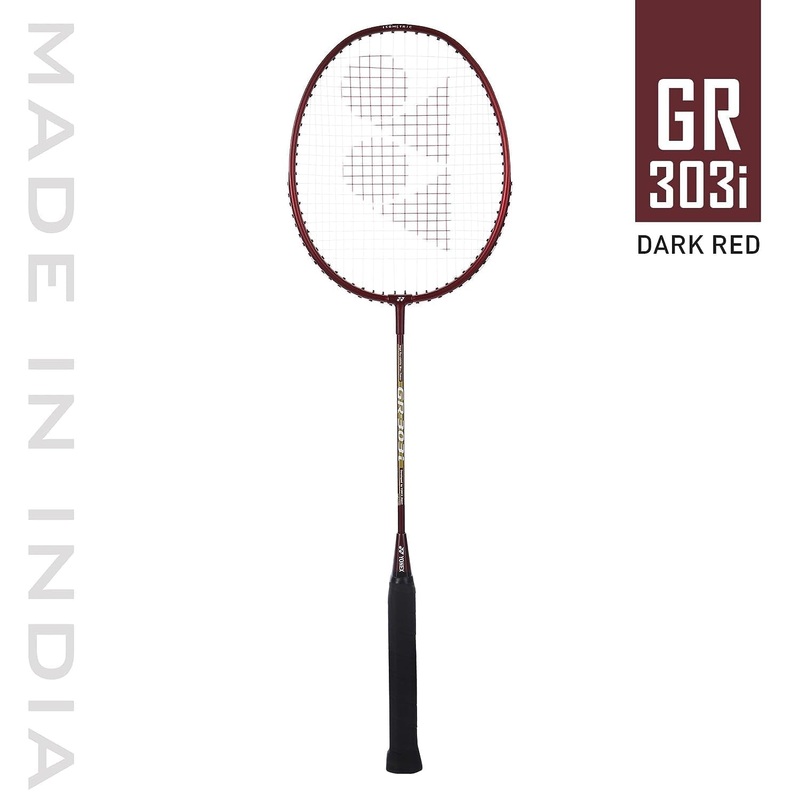Yonex Badminton Racquet GR 303I Dark Red