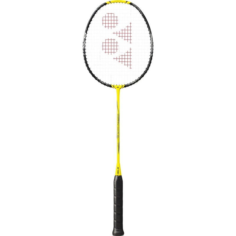 YONEX Carbon Graphite Nanoflare 1000 Play Badminton Racket (4UG5) – Prestrung, Yellow