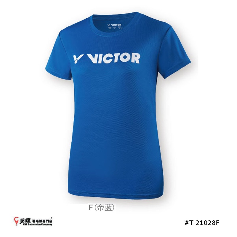 Victor Logo Women Round-Neck T-Shirt #T-21028 (Clearance Sale)