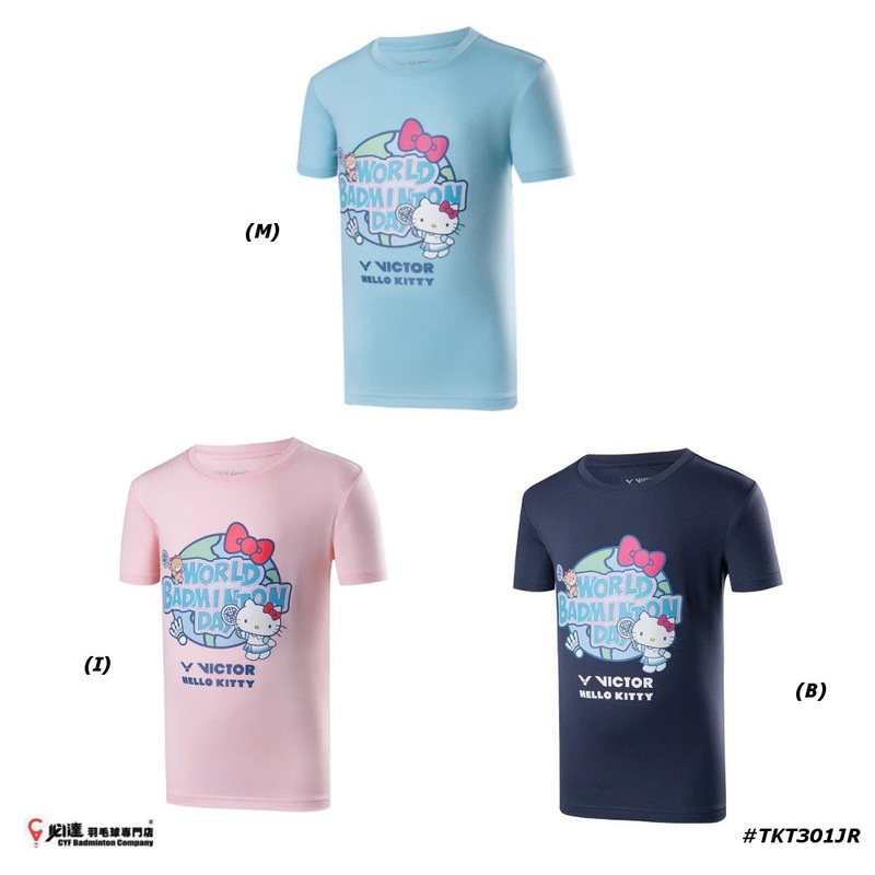 VICTOR x HELLO KITTY World Badminton Day Junior T-Shirt #TKT301JR