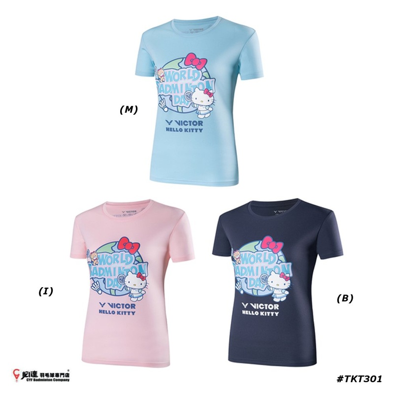 VICTOR x HELLO KITTY World Badminton Day T-Shirt #TKT301