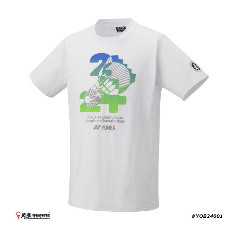 Yonex 2024 All England Limited Edition T-shirt #YOB24001 JP VERSION