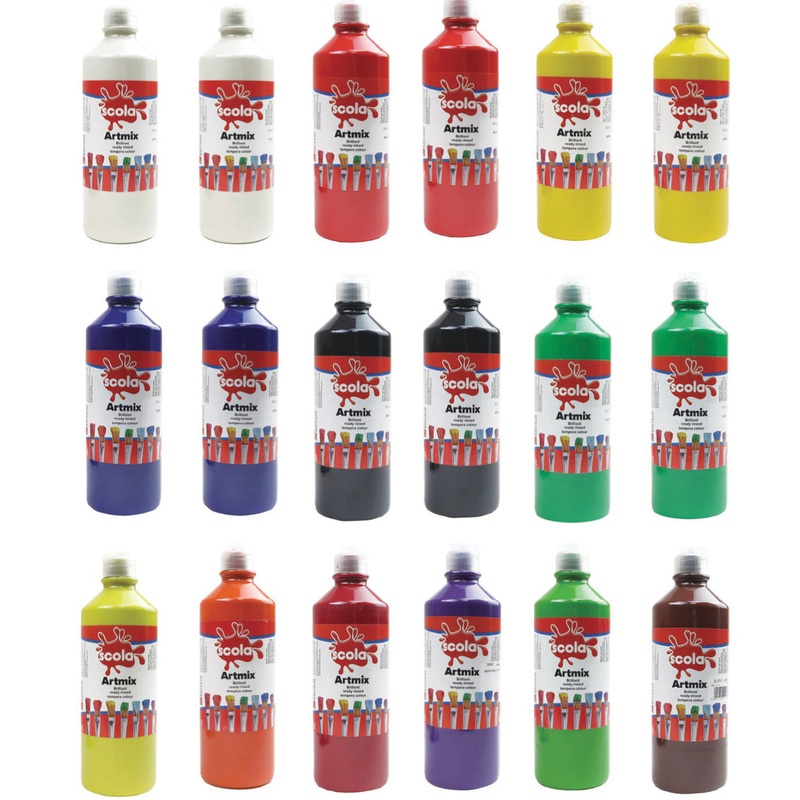 Ready Mixed Washable Paint Pk18