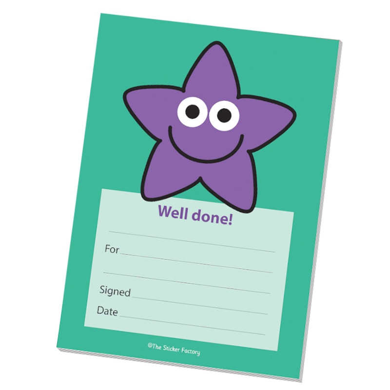 Well Done Purple Star Praise – 1 Pad