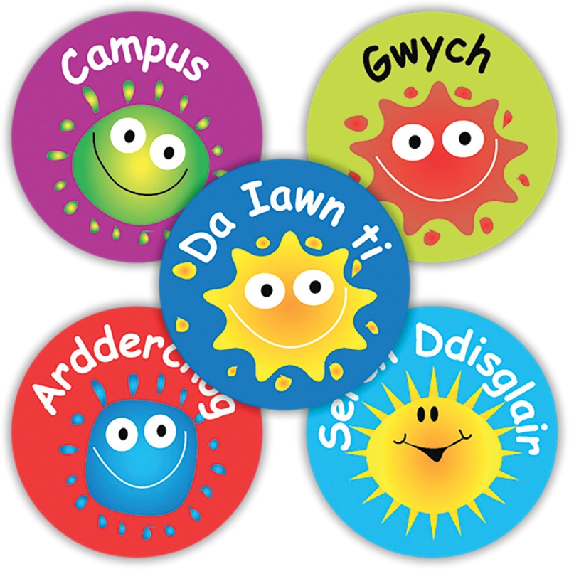 Sticker Welsh Praise Vrty 1Pk