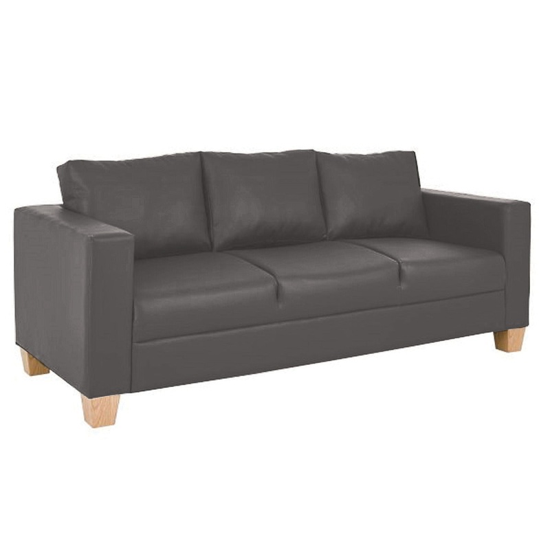 Zest 3-Seat Sofa Grey