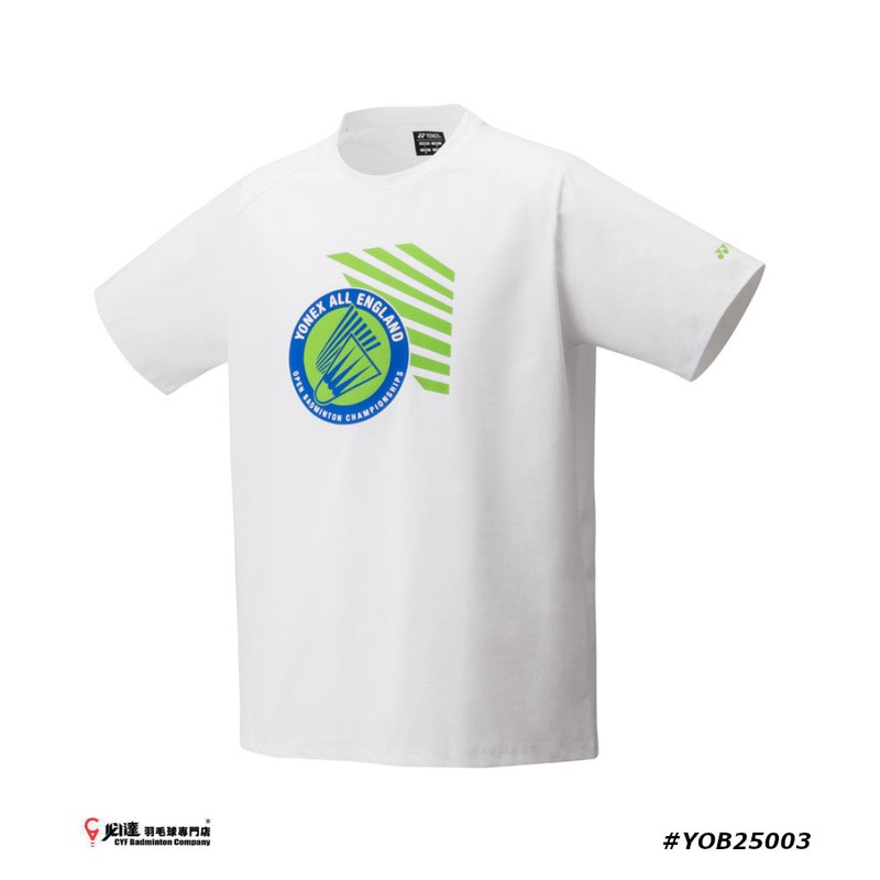 Yonex 2024 All England Limited Edition T-shirt #YOB25003 JP VERSION