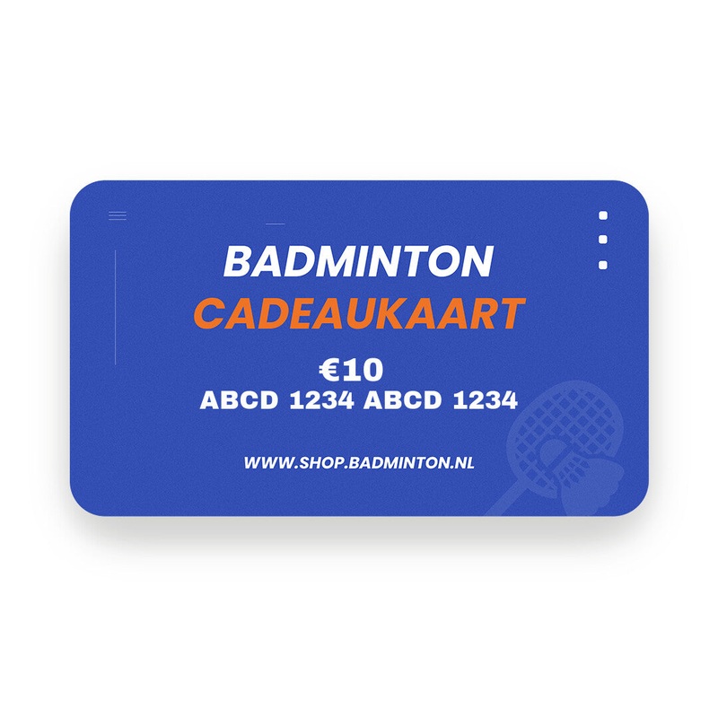 Badminton Nederland Cadeaukaart