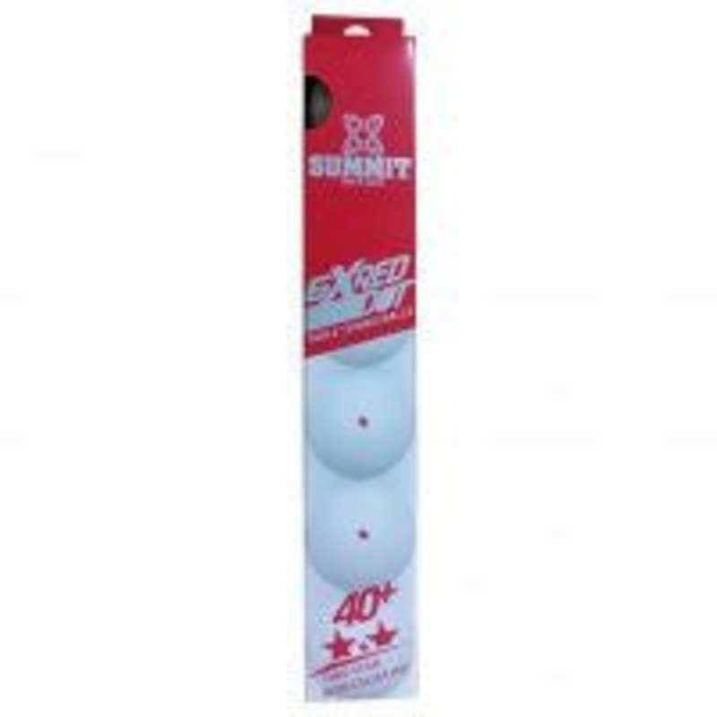Summit 2 Star Table Tennis Plastic Balls – 6 Pack