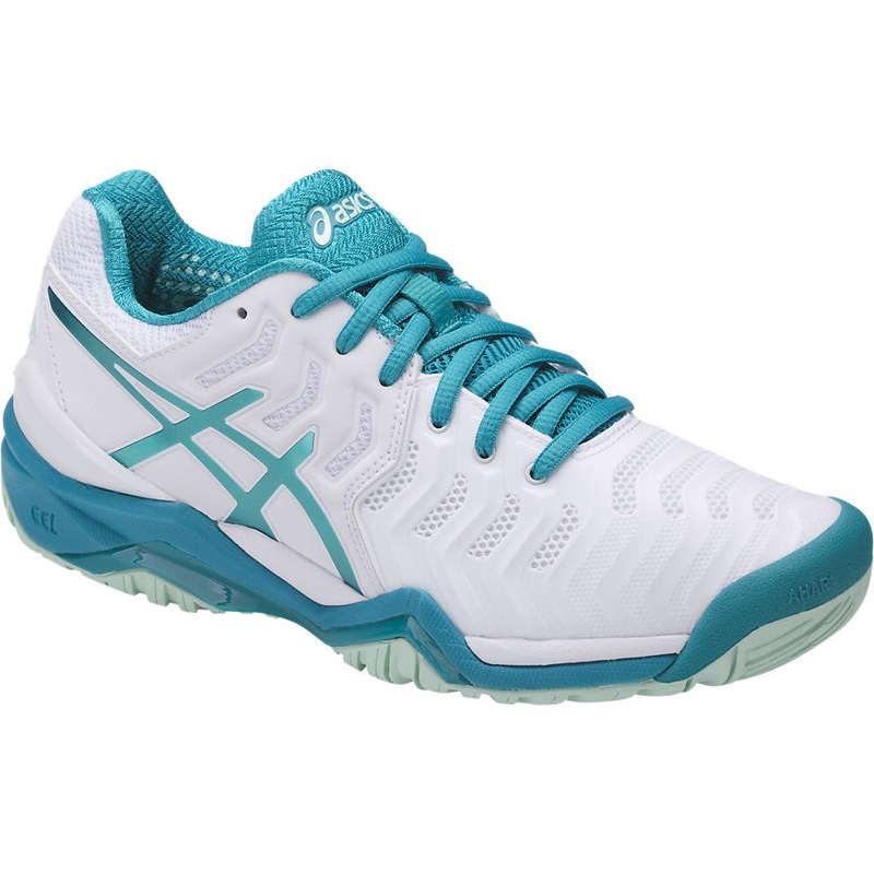 Asics GEL Resolution 7 Womens Wht ArcticAqu Glac Sea