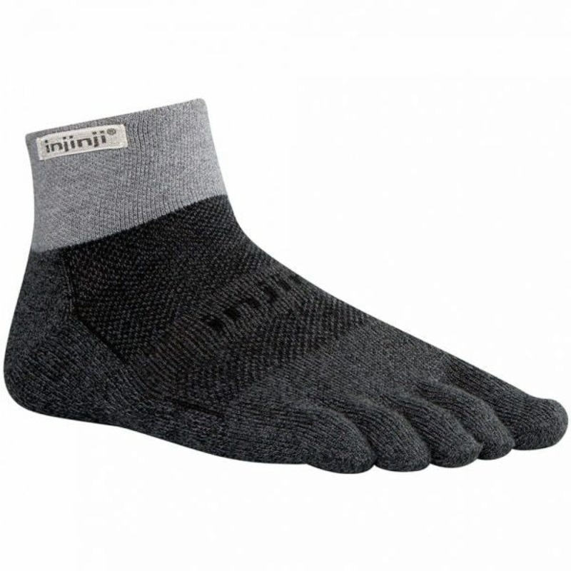 Injinji Trail Socks|Grey/Dark Grey M
