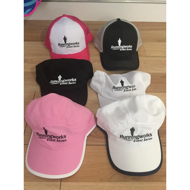 Runningworks Visors & Caps (Pink Only)