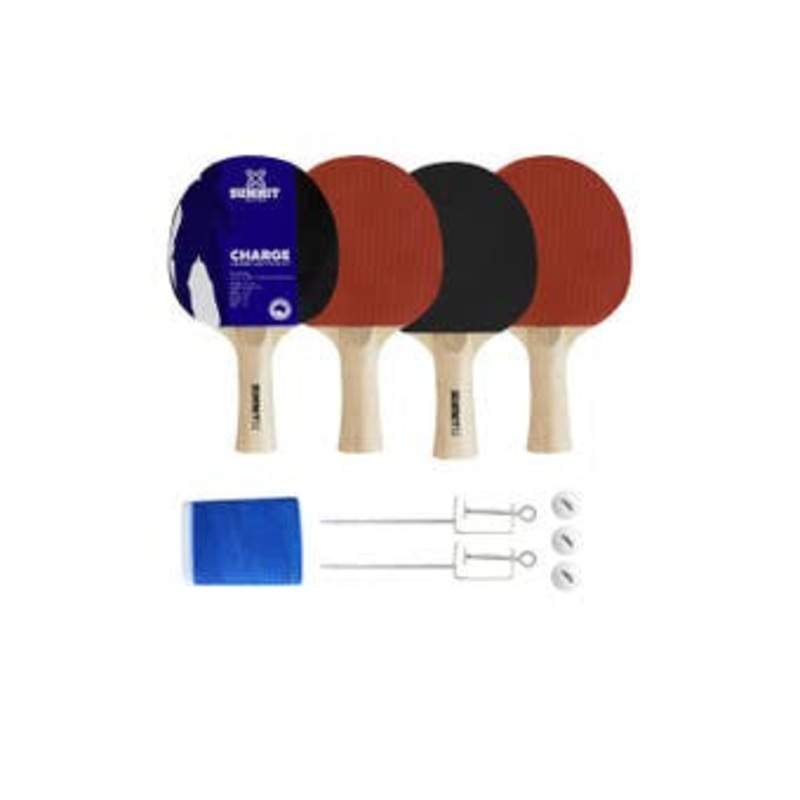 Summit Charge 4 Player Table Tennis Set