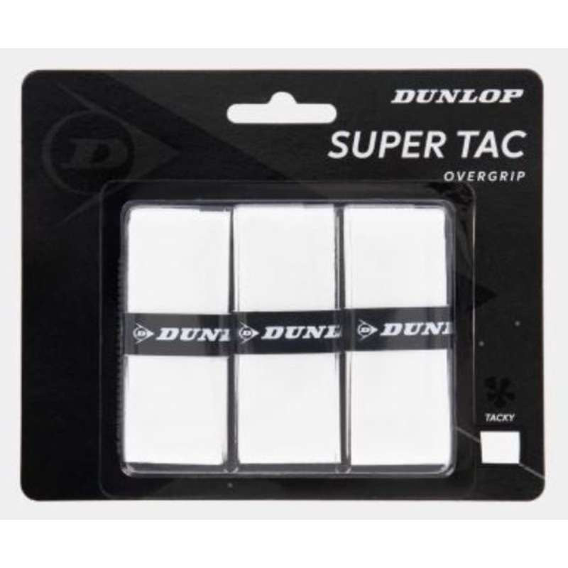 Dunlop Super Tac Overgrip 3PC White