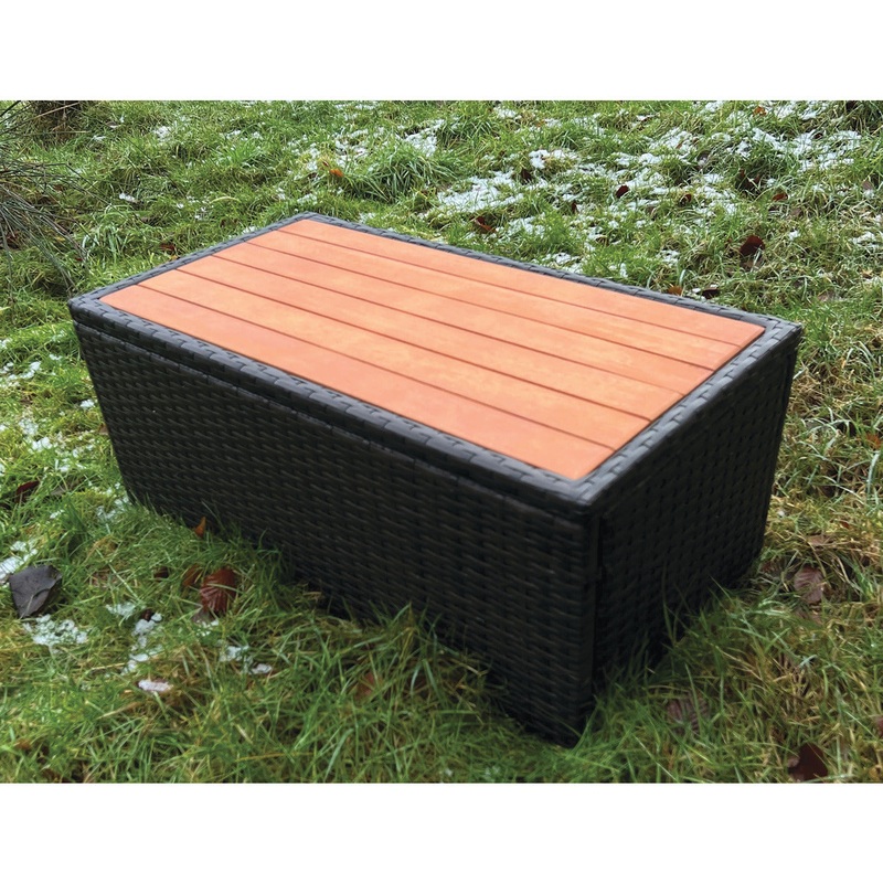Outdoor Wicker Low Table