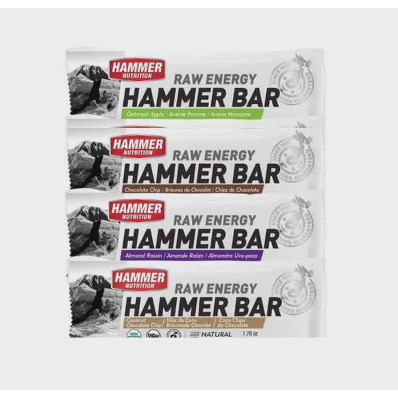 Hammer Bar|Apple & Oatmeal|Cashew & Coconut|Chocolate