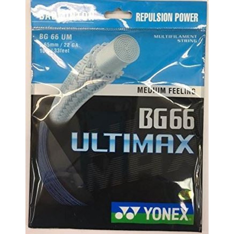 Yonex BG 66 Ultimax Badminton String Set of Pearl Navy 0.65mm 22ga