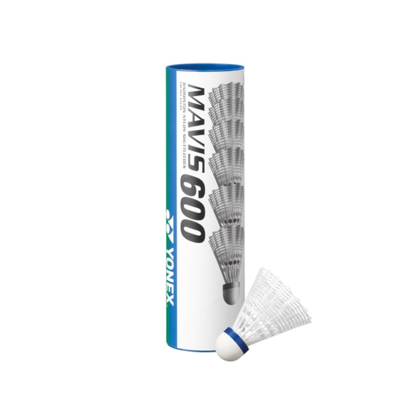 Yonex Mavis  600 Medium Shuttle (Tube 6)-White