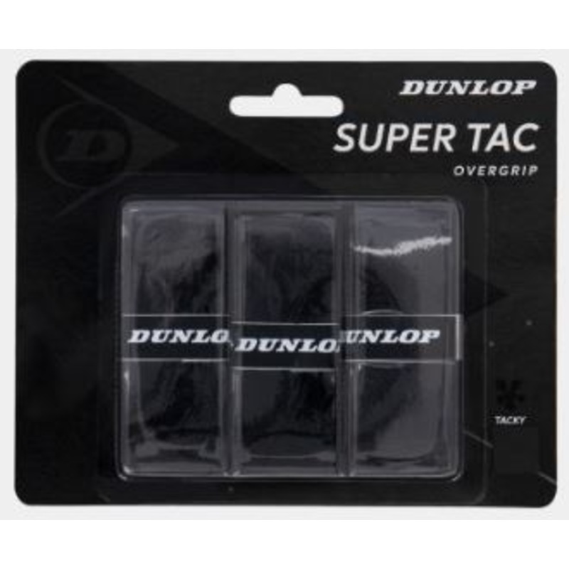 Dunlop Super Tac Overgrip 3PC Black