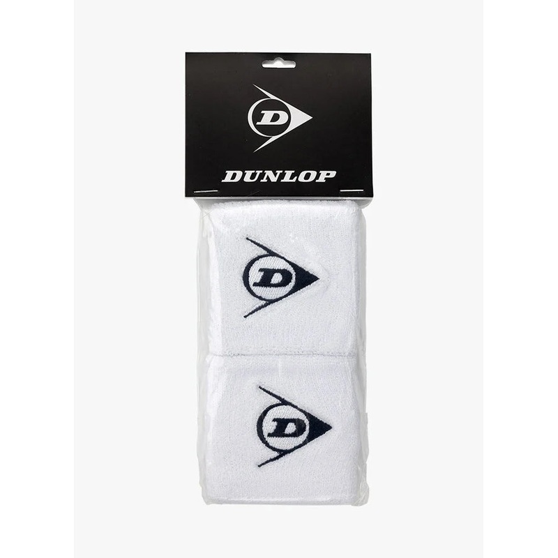 Dunlop Wristband Short 2 Pack White