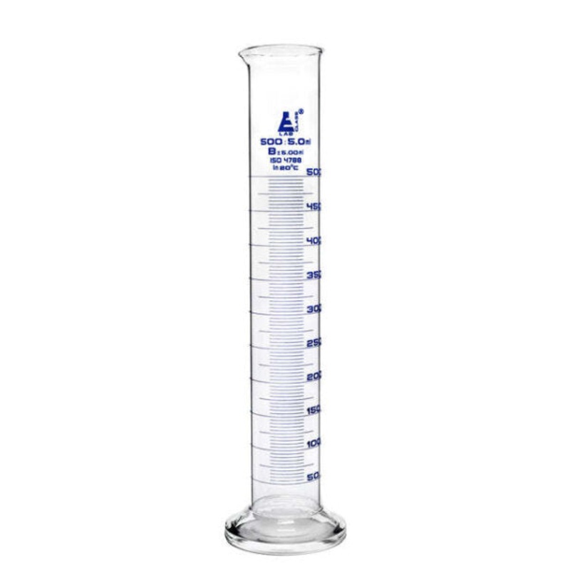 Graduated Glass Measuring Cylinder Class B – 500mL x 2pcs