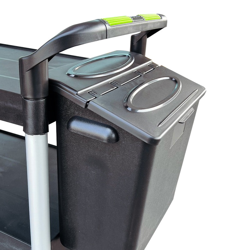 DuraLab Hanging Bucket with Clip-On Lid for Laboratory Trolleys
