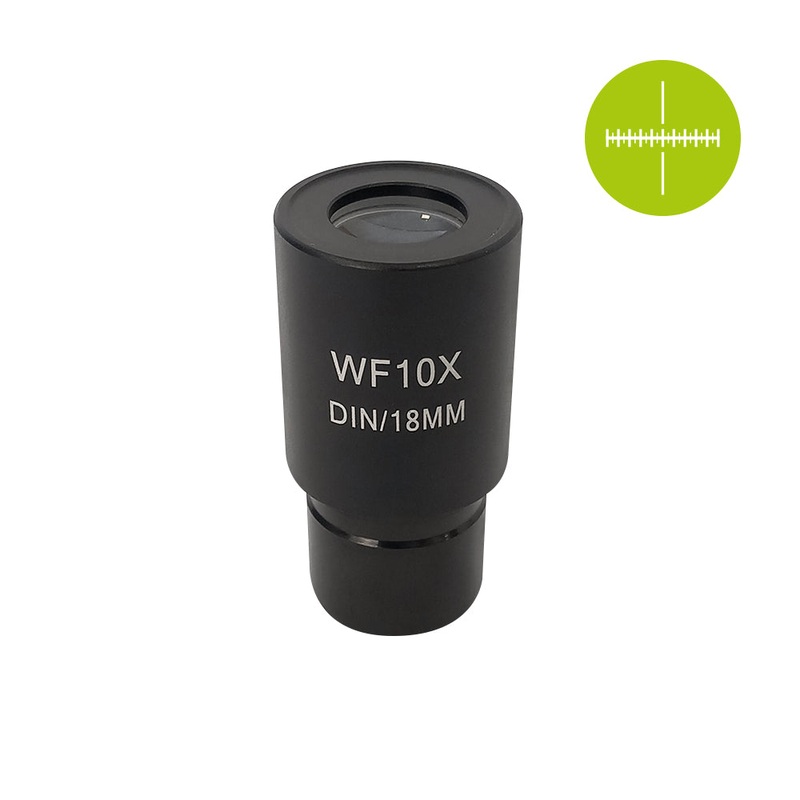 DuraLab Microscope Micrometer Eyepiece WF10x/18mm for DF-100 & DR Series