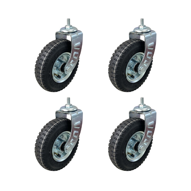 DuraLab Pneumatic Castors for Laboratory Trolleys – Set of 4pcs