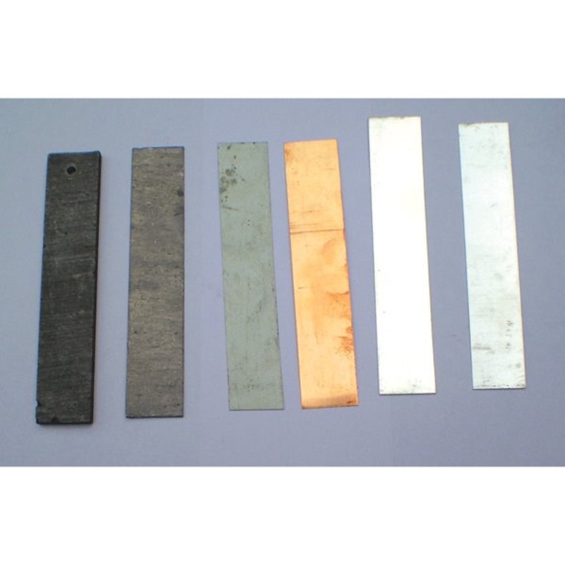 Electrodes, Flat, Without Binding Post, Al (Each)