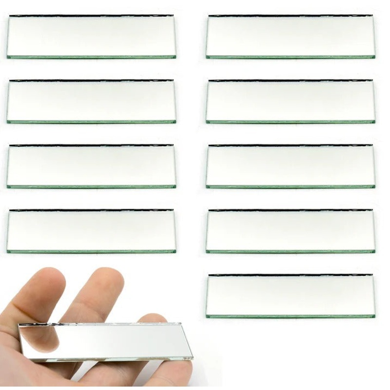 Plain Mirror Strips – 75x25mm x 10pcs