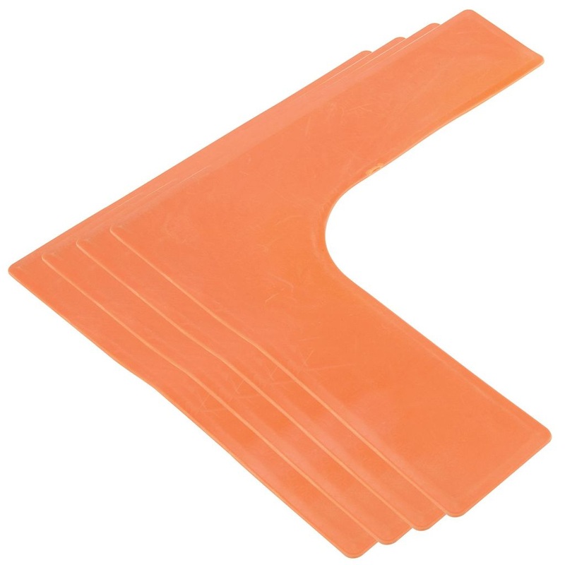 ACTIVATE CORNER ANGLE  ORANGE, SET OF 4