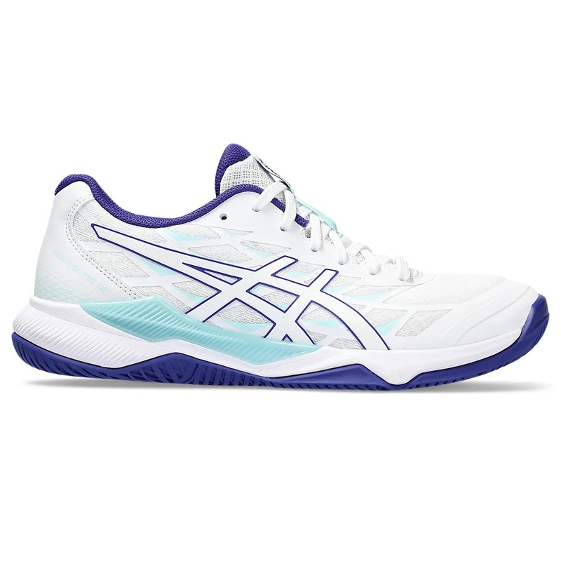 Asics Gel-Tactic 12 Women White/Eggplant