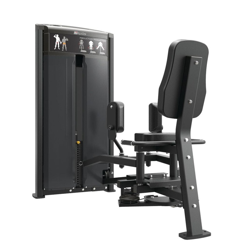 IMPULSE IF93 DUAL INNER/OUTER THIGH COMB WITH 235LB WEIGHT STACK BLACK