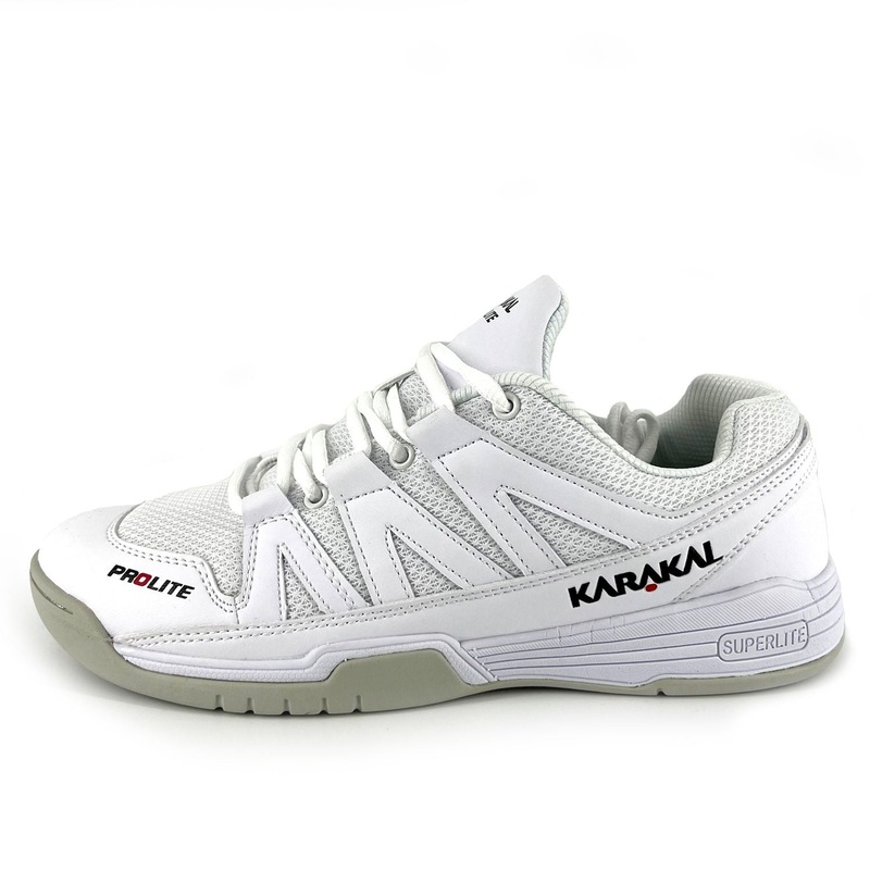 Karakal Prolite White Shoe|US 9|US 10|US 11|US 12|US 8|US 7
