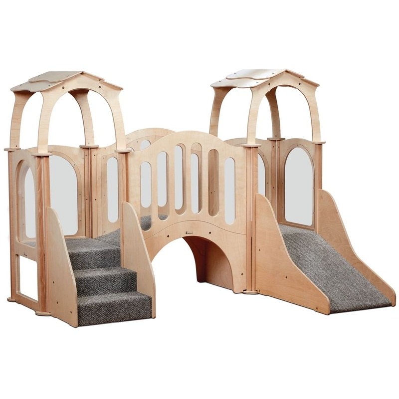 MILLHOUSE DISCOVERY BRIDGE KINDER GYM  WITH ROOF
