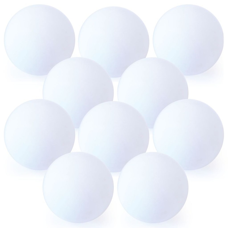 FOOTBALL TABLE – SPARE BALL  WHITE, SET OF 10