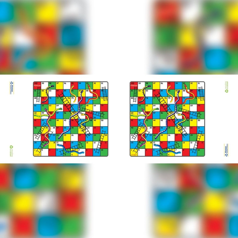 GAME BOARD  SNAKES AND LADDERS