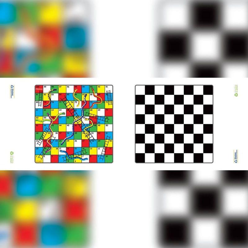 GAME BOARD  SNAKES AND LADDERS AND CHESS