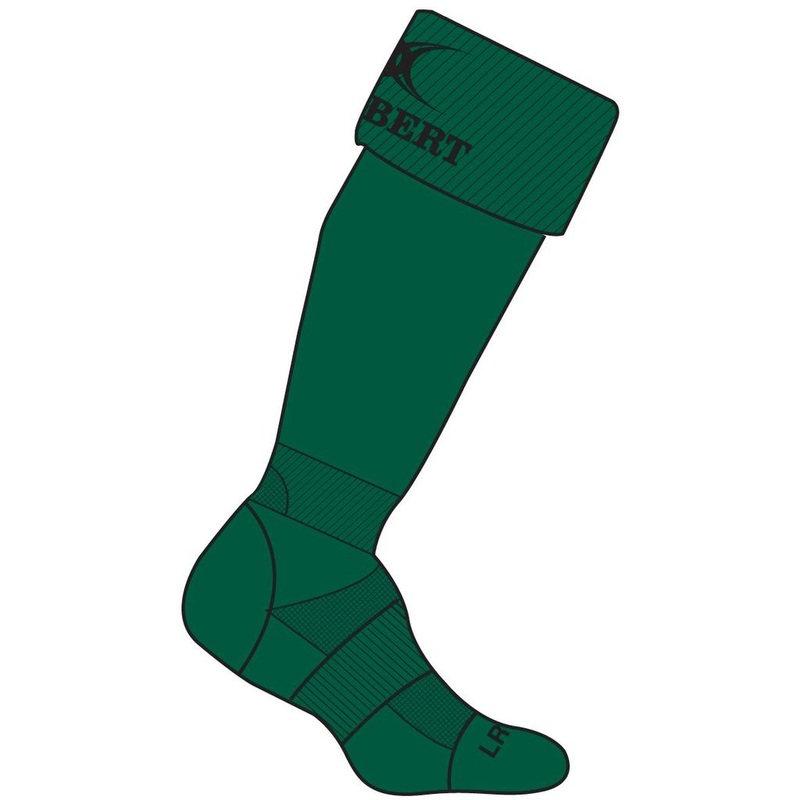 GILBERT KRYTEN II RUGBY SOCKS  GREEN, JUNIOR 3-6