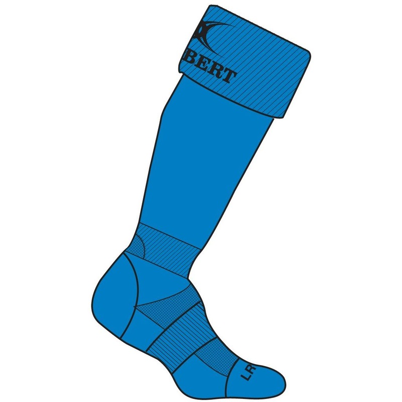 GILBERT KRYTEN II RUGBY SOCKS  ROYAL BLUE, JUNIOR 3-6