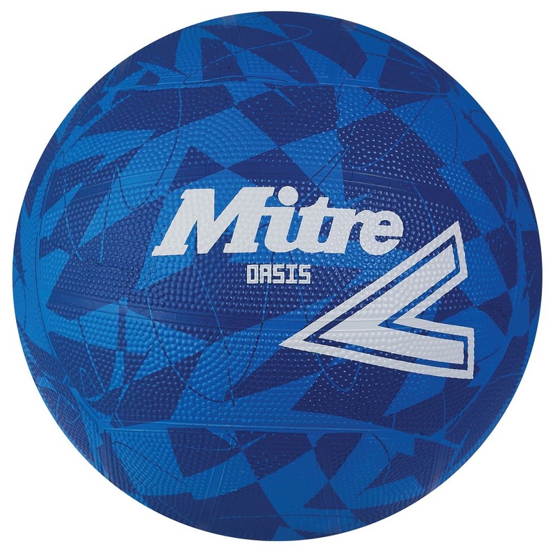 MITRE OASIS NETBALL  SIZE 5, BLUE