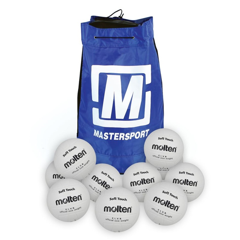 MOLTEN V58SL SOFT TOUCH VOLLEYBALL  BAG OF 10