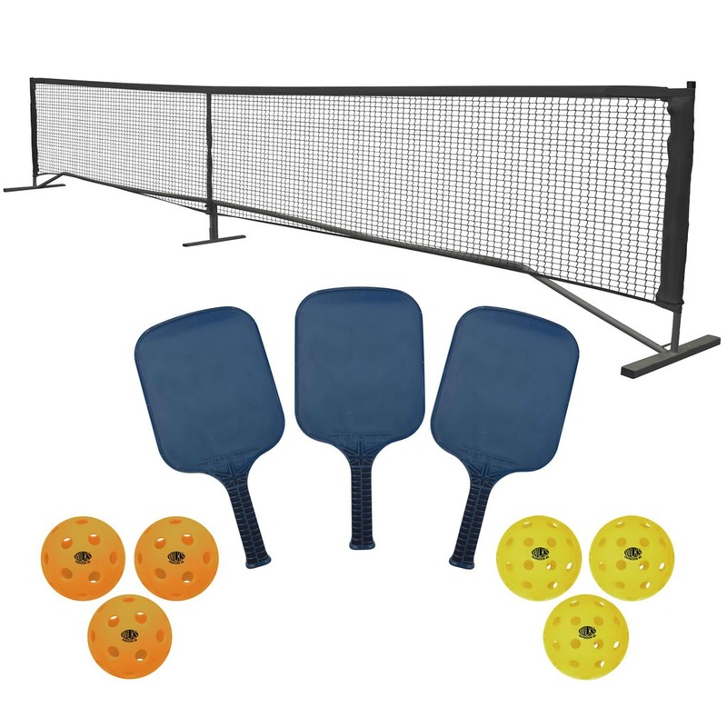 PICKLEBALL STARTER PACK  WITH NET AND POST SET