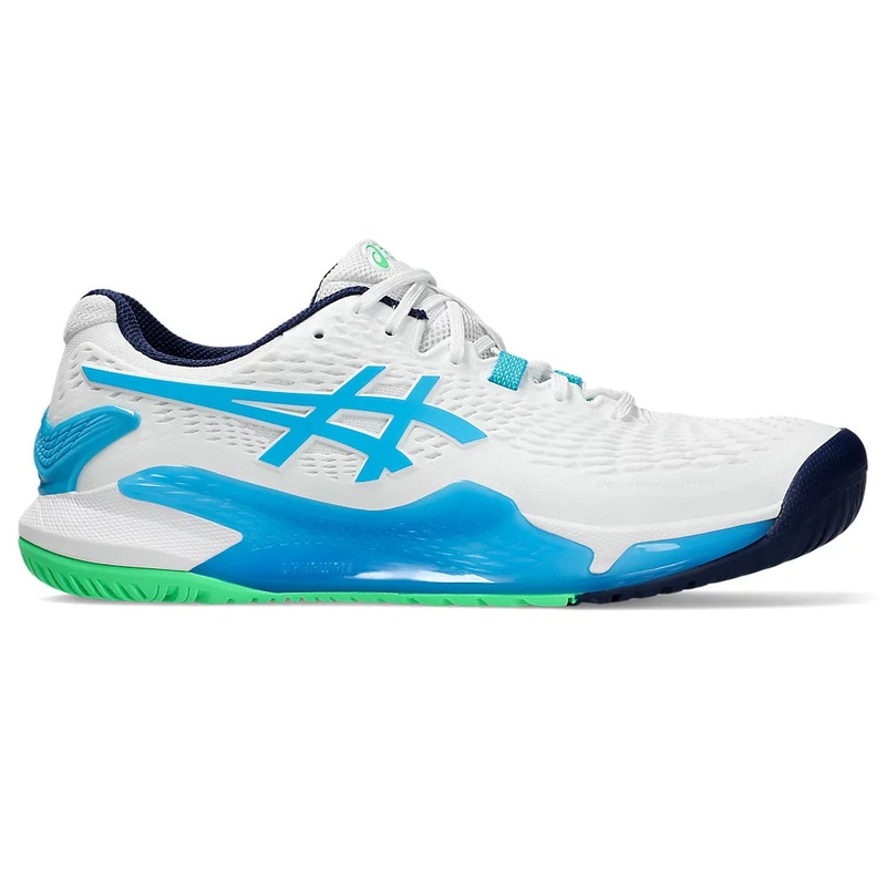 Asics Gel-Resolution 9 Women White/Digital Aqua