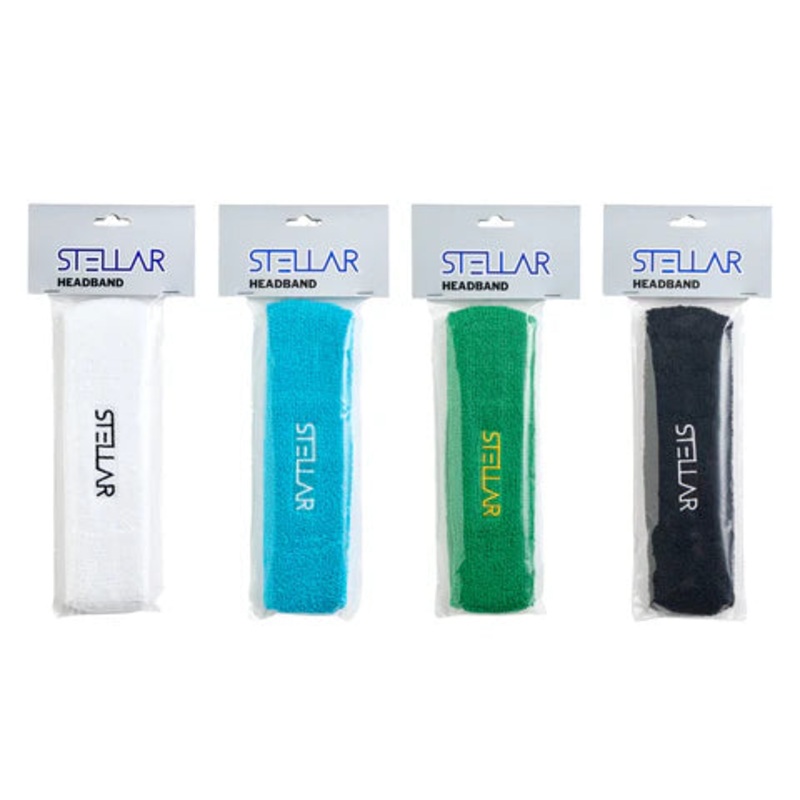 Stellar Headband W Logo White