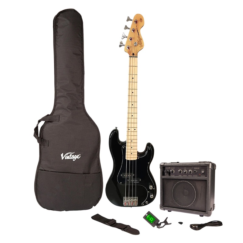 Vintage V30 Coaster series 7/8 bass guitar pack – A1