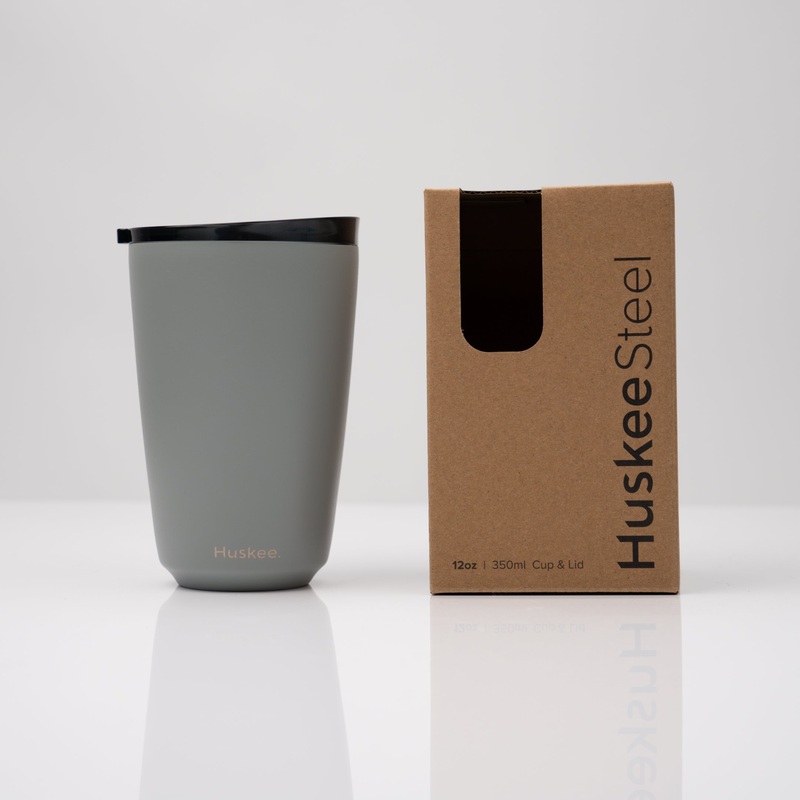 12oz HuskeeSteel Cup & Lid – Slate